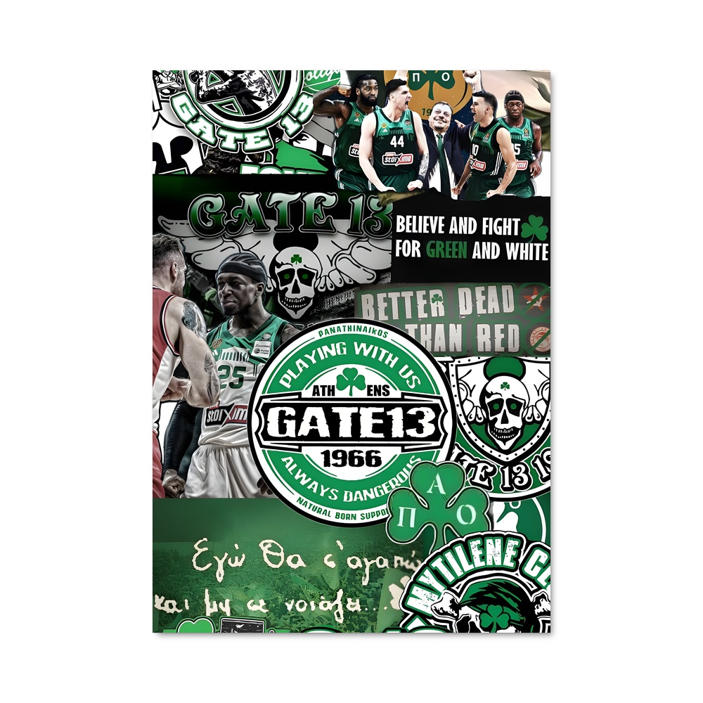 Poster Celtics & Panathinaikos Fusion